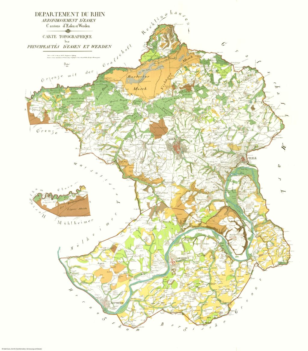 Arrondissement d´Essen 1812/13